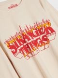 Stranger Things hosszú ujjú póló - bézs - SINSAY - small2