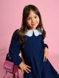 Rochie cu guler - bleumarin - SINSAY - small5