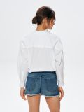 Szorty jeansowe z cyrkoniami - niebieski - SINSAY - small3