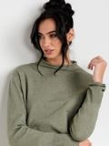 Pulover cu adaos de lână - verde-aprins - SINSAY - small4