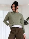 Pulover cu adaos de lână - verde-aprins - SINSAY - small1