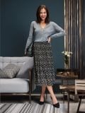 LADIES` SWEATER - σκουρο γκρι - SINSAY - small1