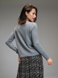 LADIES` SWEATER - σκουρο γκρι - SINSAY - small4