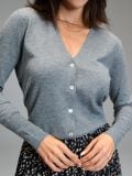 LADIES` SWEATER - σκουρο γκρι - SINSAY - small5