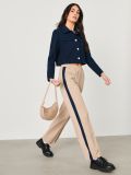 Püksid wide leg - beež - SINSAY - small4