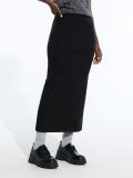 Farmerka suknja - crno - SINSAY - small3