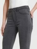 Kavbojke mid rise skinny - siva - SINSAY - small5