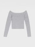 Bluza bez ramena - siva - SINSAY - small5