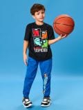 Boxy majica - crno - SINSAY - small1