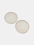 Πιάτο 2 pack - κρεμ - SINSAY - small2