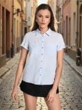 Viskoosist särk - helesinine - SINSAY - small5