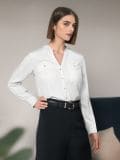 Košulja slim fit - krem - SINSAY - small4