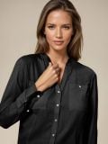 Koszula slim fit - czarny - SINSAY - small4
