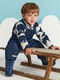 Termoizolirane pantalone - mornarsko - SINSAY - small5