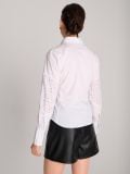 Cămașă cu inserție brodată - alb - SINSAY - small3