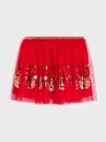Suknja od tila - crvena - SINSAY - small4