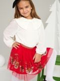 Suknja od tila - crvena - SINSAY - small3