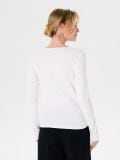 Bluza z dolgimi rokavi - krema - SINSAY - small8