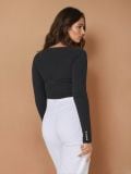 Bluza s dugim rukavima - crno - SINSAY - small2