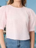 Srajčna bluza - pastelno roza - SINSAY - small1