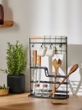 Organizator za kuhinju - crno - SINSAY - small1
