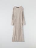 Sukienka maxi dzianianowa - kremowy - SINSAY - small6