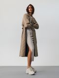 Sukienka maxi dzianianowa - kremowy - SINSAY - small2