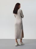 Sukienka maxi dzianianowa - kremowy - SINSAY - small5