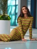 Rochie midi în dungi - multicolor - SINSAY - small1