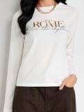Majica z dolgimi rokavi - krema - SINSAY - small5