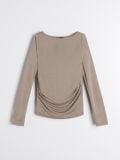 Bluza dugih rukava - bež - SINSAY - small3