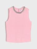 Džempristiilis topp - pastellroosa - SINSAY - small4