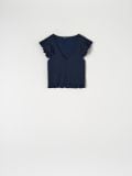 Bluza s naborima - mornarsko plava - SINSAY - small4