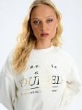 Φούτερ oversize - κρεμ - SINSAY - small4