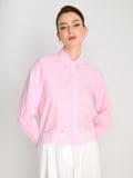 Prugasta košulja - roze - SINSAY - small5