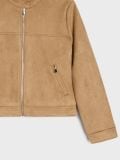 Kunstseemisnahast biker-jakk - beež - SINSAY - small17