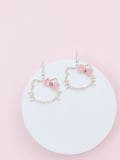 Сережки Hello Kitty - срібний - SINSAY - small1