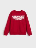 Mikina s kapucí Stranger Things - červená - SINSAY - small3