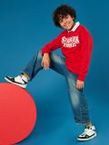 Mikina s kapucí Stranger Things - červená - SINSAY - small4
