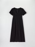 Sukienka maxi z lnem - czarny - SINSAY - small7