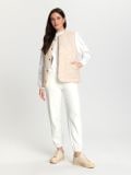 Vestă matlasată - crem - SINSAY - small5