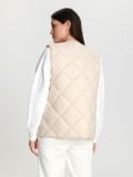 Vestă matlasată - crem - SINSAY - small2