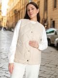 Vestă matlasată - crem - SINSAY - small3