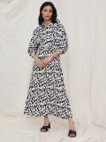 Sukienka maxi z wiskozy - wielobarwny - SINSAY - small1