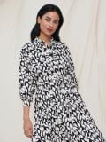 Sukienka maxi z wiskozy - wielobarwny - SINSAY - small3