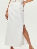 Farmerka midi suknja - krem - SINSAY - small1