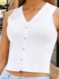 Pleteni top - belo - SINSAY - small1