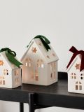 Svijećnjak u obliku kuće - tamnozeleno - SINSAY - small1