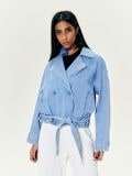 Farmer moto jakna - plava - SINSAY - small6