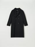 Pardesiu cu rând dublu de nasturi - negru - SINSAY - small2